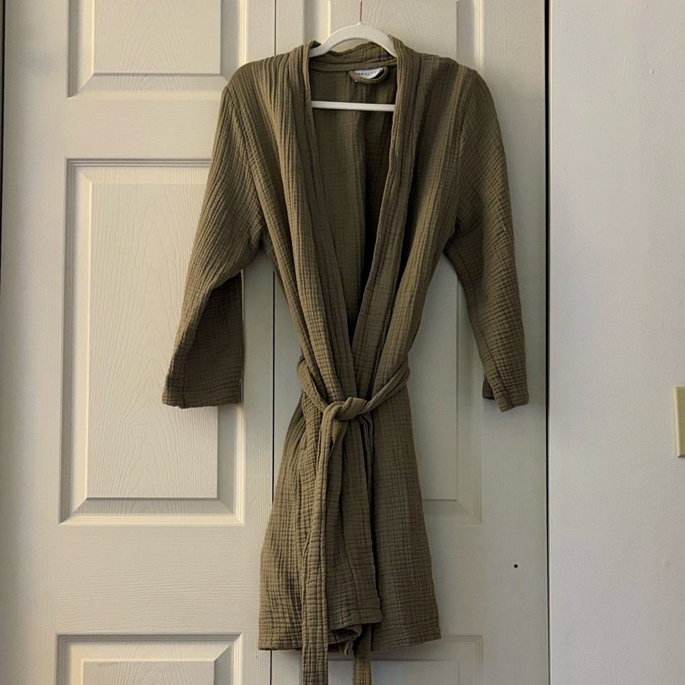 Parachute Cloud Cotton Robe Moss